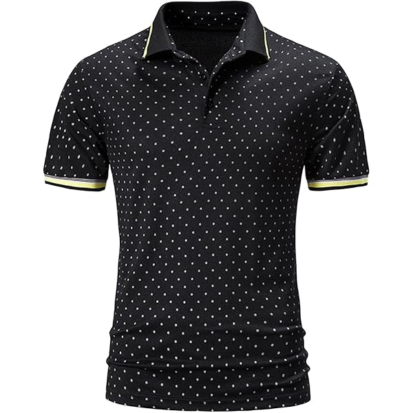 Amazon.com: OXKNIT Men's Zipper Retro Polo Shirt Textured